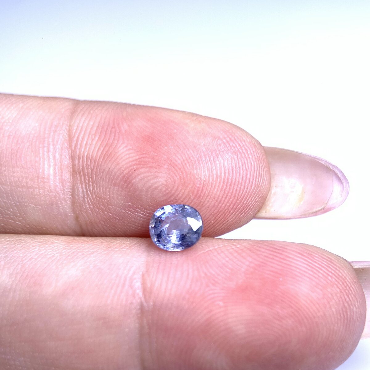 Natural pale blue spinel from Luc Yen, second daylight view